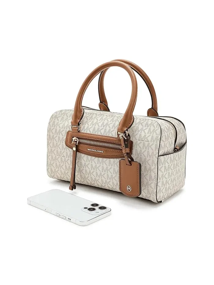 Сумка дорожная Jet Set Travel MICHAEL Michael Kors — изображение 3 из 5, ваниль/орех