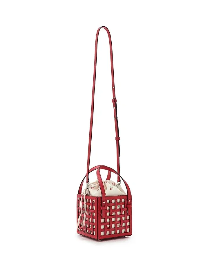 Сумка плетеная The Basket Woven Bag Kate Spade New York — изображение 2 из 5, красный