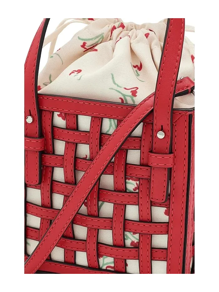 Сумка плетеная The Basket Woven Bag Kate Spade New York — изображение 4 из 5, красный