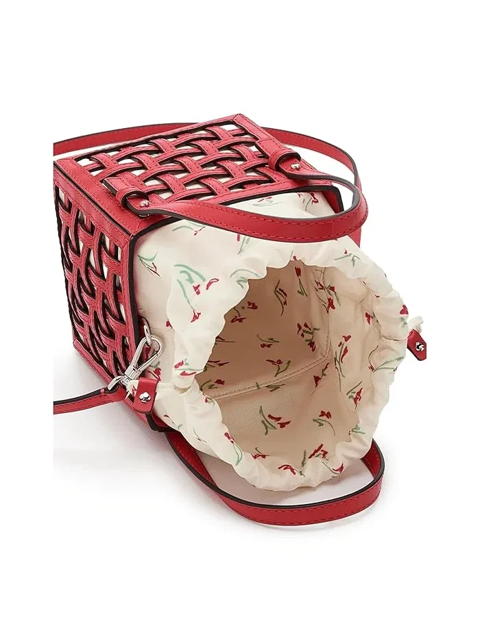 Сумка плетеная The Basket Woven Bag Kate Spade New York — изображение 5 из 5, красный