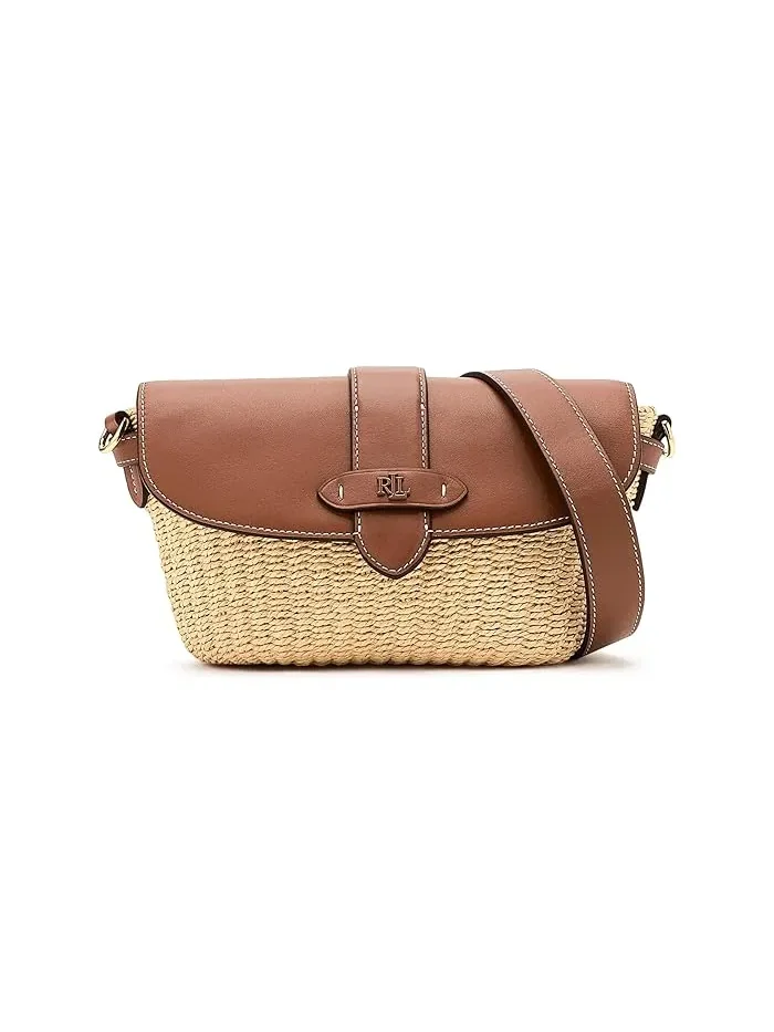 Сумка плечевая Straw-Leather Lynden Lauren Ralph Lauren