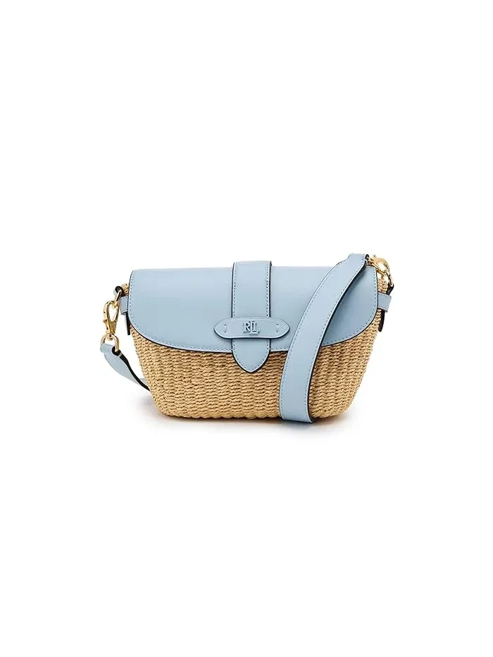 Сумка через плечо Straw-Leather Small Lynden Lauren Ralph Lauren