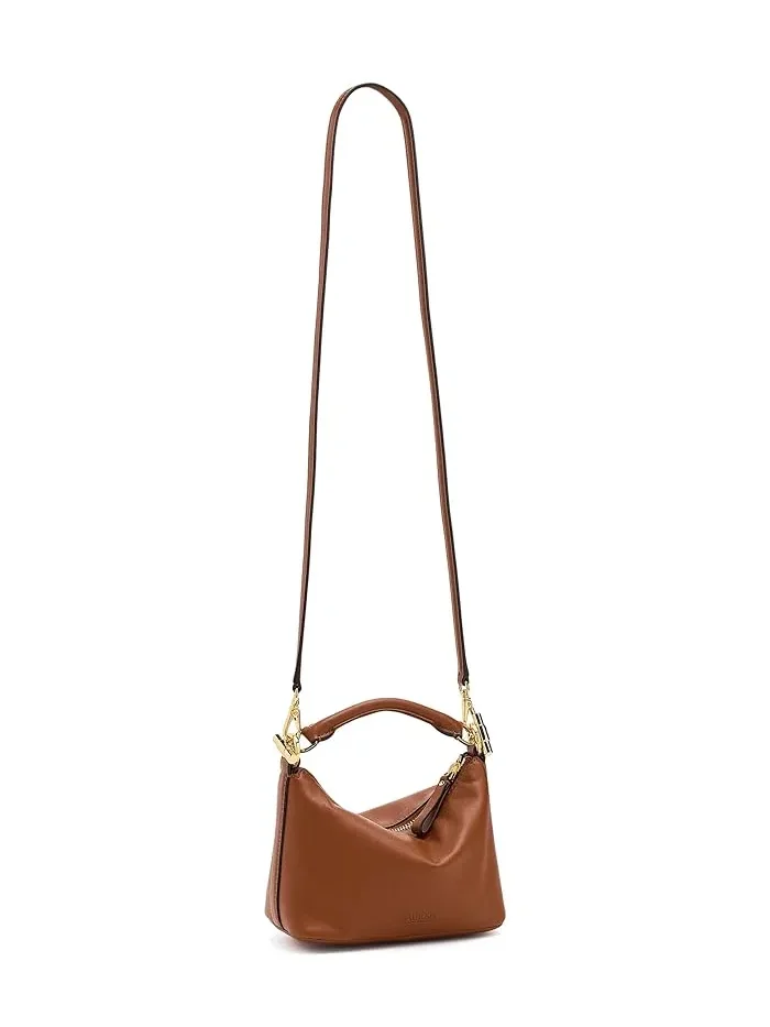 Сумка через плечо Nappa Leather Mini Blaike Lauren Ralph Lauren — изображение 2 из 5, бежевый