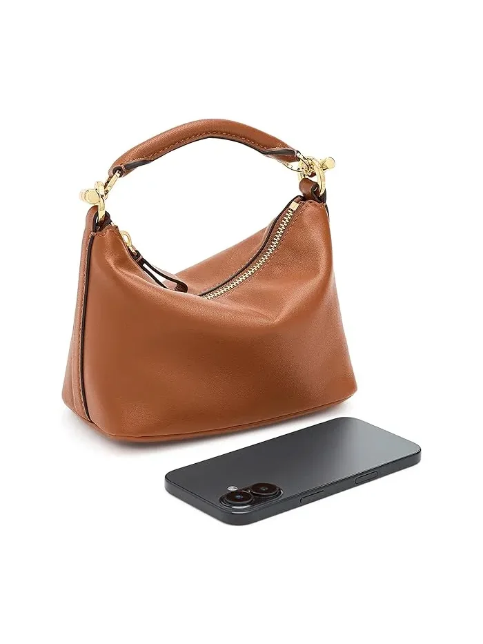 Сумка через плечо Nappa Leather Mini Blaike Lauren Ralph Lauren — изображение 3 из 5, бежевый