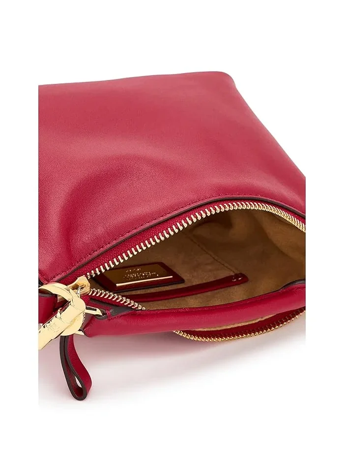 Сумка через плечо Nappa Leather Mini Blaike Lauren Ralph Lauren — изображение 5 из 5, красный