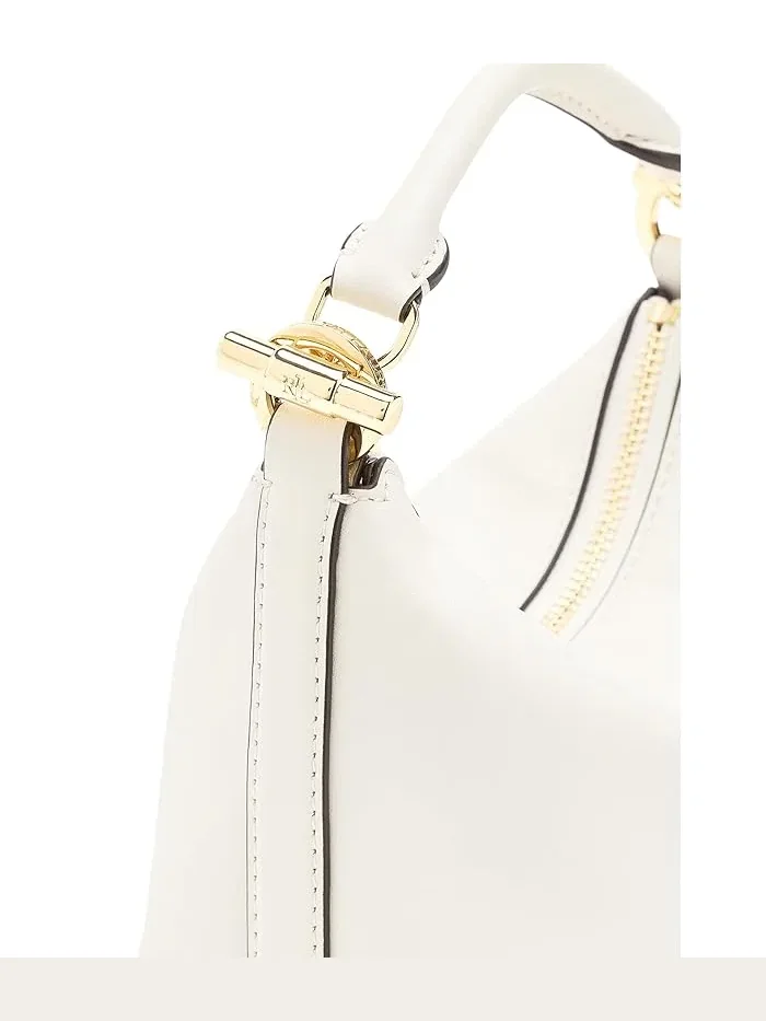 Сумка через плечо мини Nappa Leather Blaike Lauren Ralph Lauren — изображение 4 из 5, белый