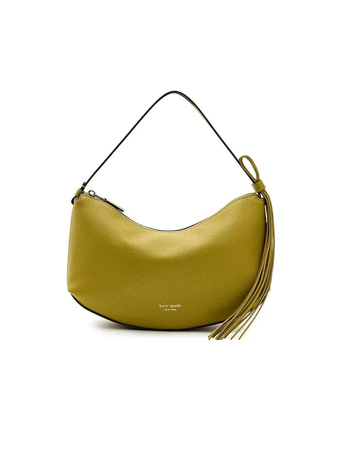 Сумка через плечо из пеббл-кожи с бахромой Loop Kate Spade New York
