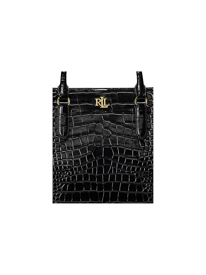 Сумка крокодиловая кожа Large Marcy Lauren Ralph Lauren — 5