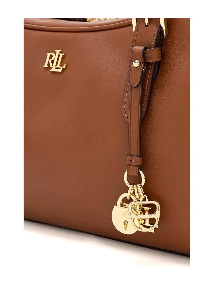 Сумка-саквояж кожаная Leather Large Marcy Zip Satchel Lauren Ralph Lauren — 4