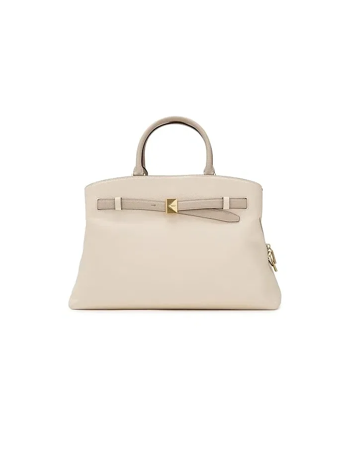 Сумка-седло пестрая кожаная Kate Spade New York