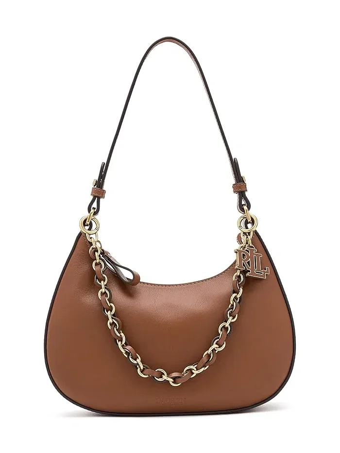 Сумка через плечо Leather Medium Marcy Zip Lauren Ralph Lauren