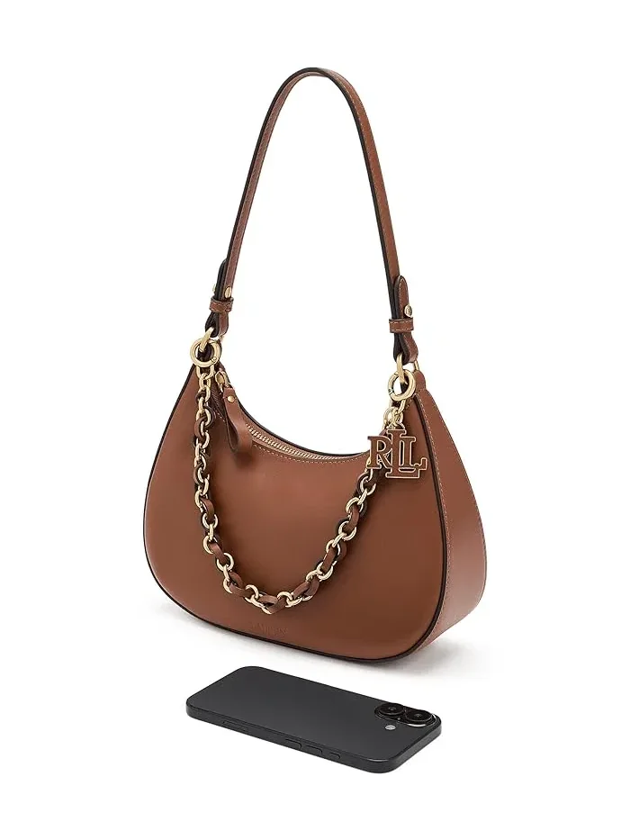 Сумка через плечо Leather Medium Marcy Zip Lauren Ralph Lauren — 3