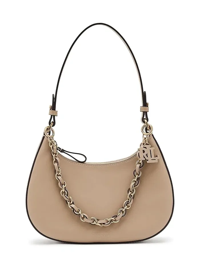 Сумка через плечо Leather Medium Marcy Zip Lauren Ralph Lauren