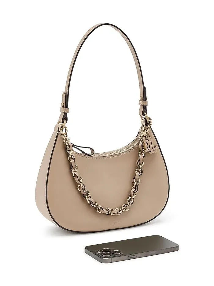 Сумка через плечо Leather Medium Marcy Zip Lauren Ralph Lauren — 3