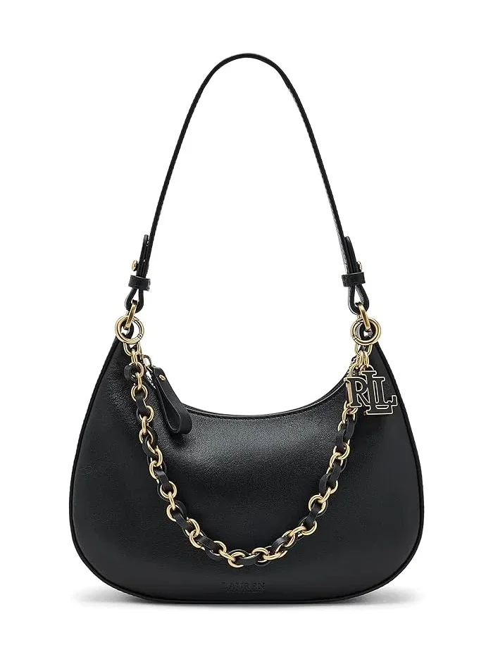 Сумка через плечо Leather Medium Marcy Zip Lauren Ralph Lauren