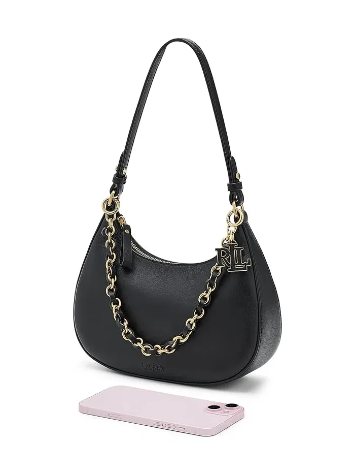 Сумка через плечо Leather Medium Marcy Zip Lauren Ralph Lauren — 3