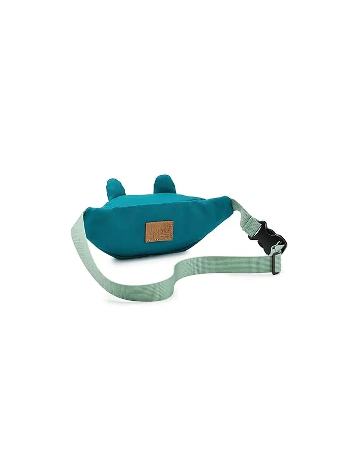 Поясная сумка Crocodile Fanny Pack Deux par Deux — изображение 2 из 5, бирюзовый