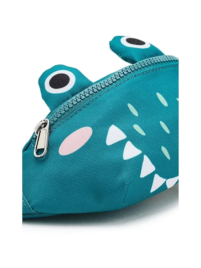 Поясная сумка Crocodile Fanny Pack Deux par Deux — изображение 4 из 5, бирюзовый