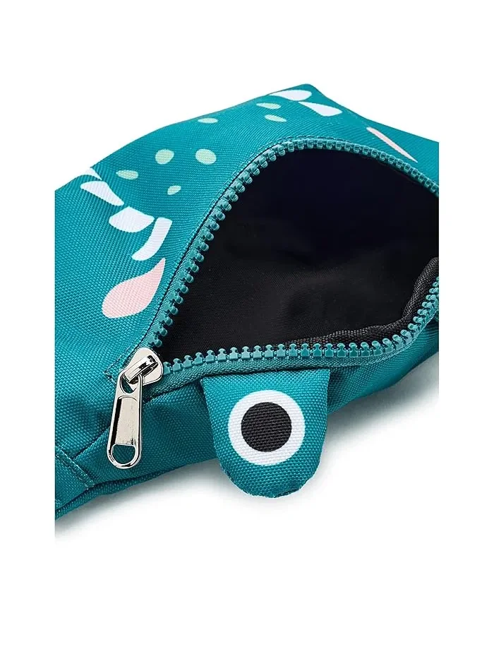 Поясная сумка Crocodile Fanny Pack Deux par Deux — изображение 5 из 5, бирюзовый