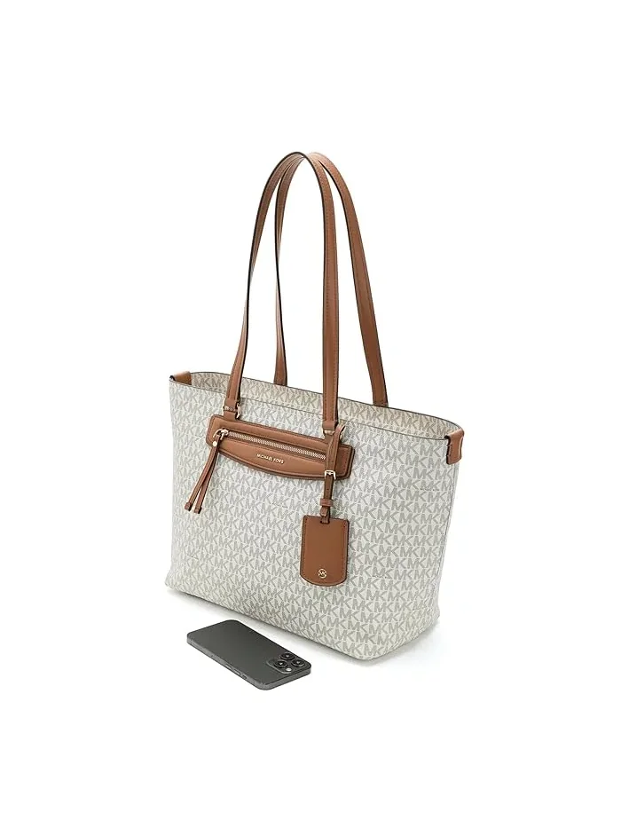 Сумка дорожная Jet Set Travel MICHAEL Michael Kors — изображение 3 из 5, ваниль/орех