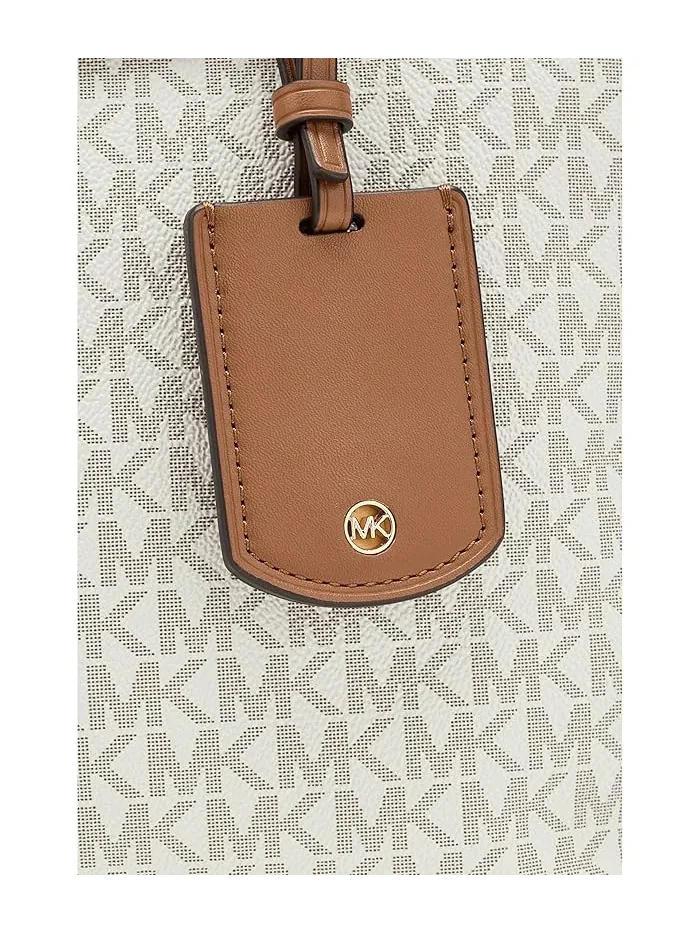 Сумка дорожная Jet Set Travel MICHAEL Michael Kors — изображение 4 из 5, ваниль/орех