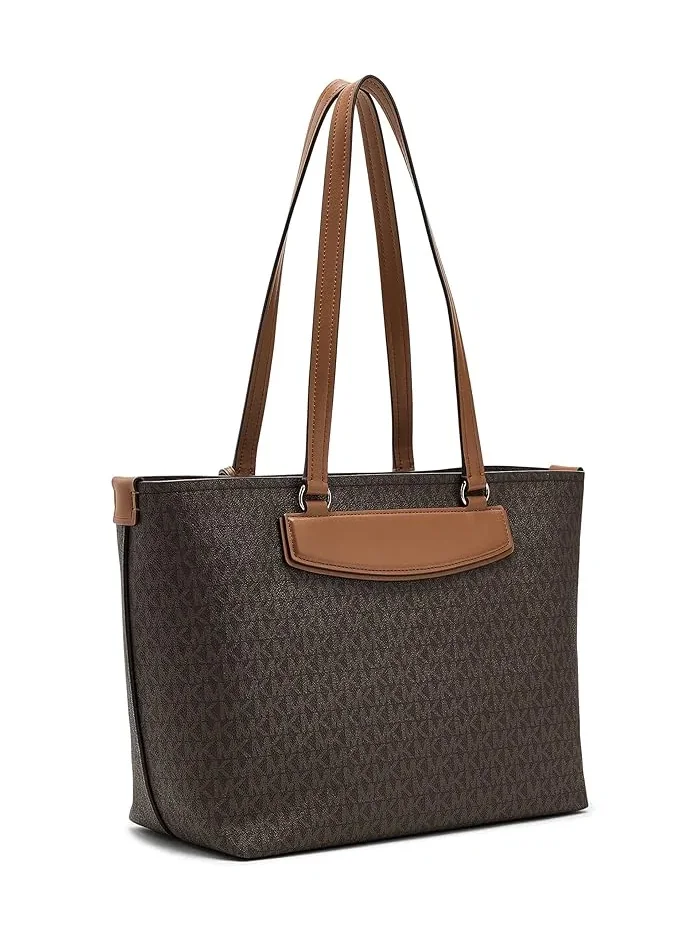 Сумка дорожная средняя MICHAEL Michael Kors — изображение 2 из 5, ваниль/орех