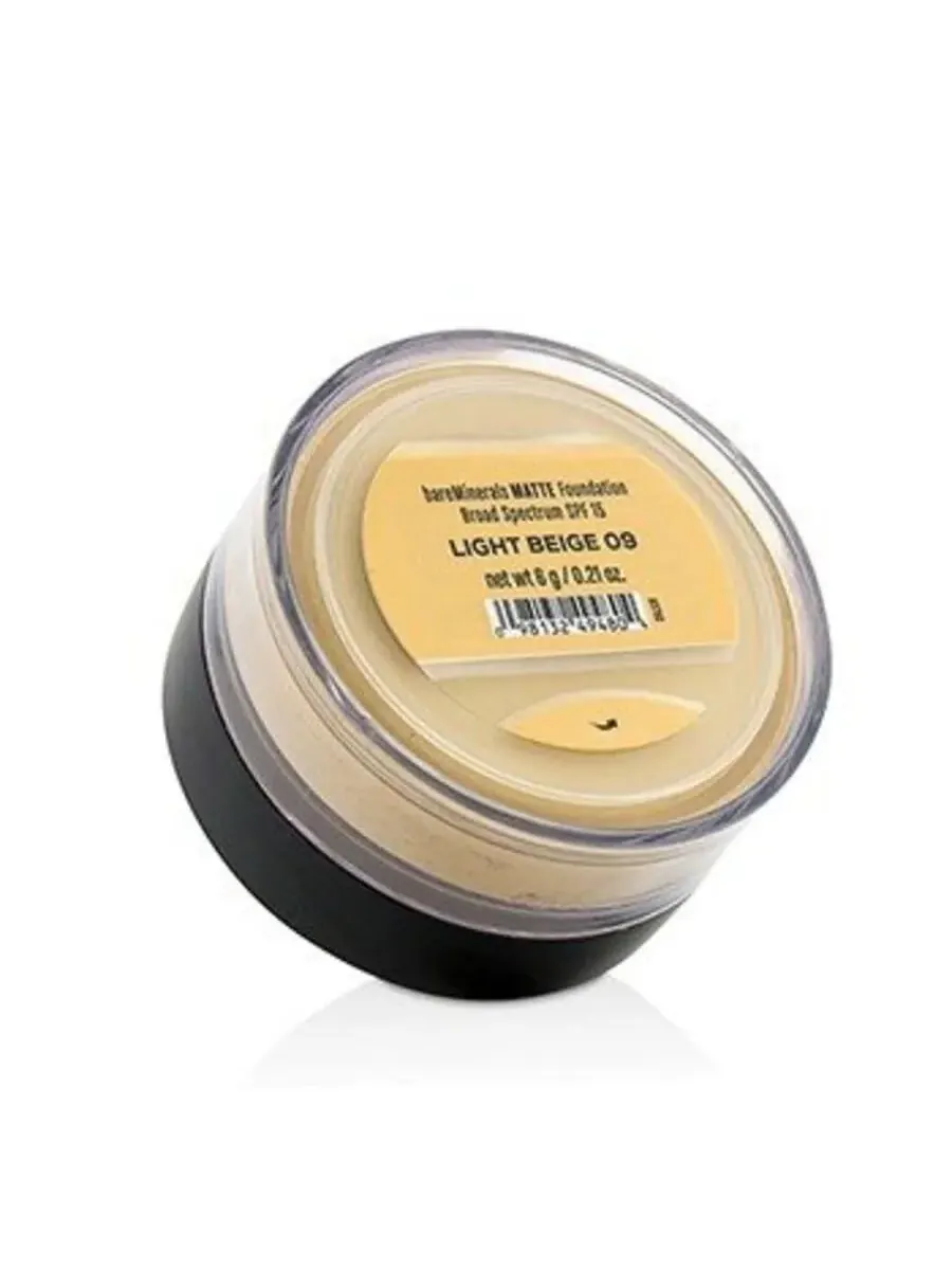 Bareminerals / Рассыпчатая матовая пудра-фонд тон Светло-бежевый (09) 0.21 унции — изображение 3 из 3