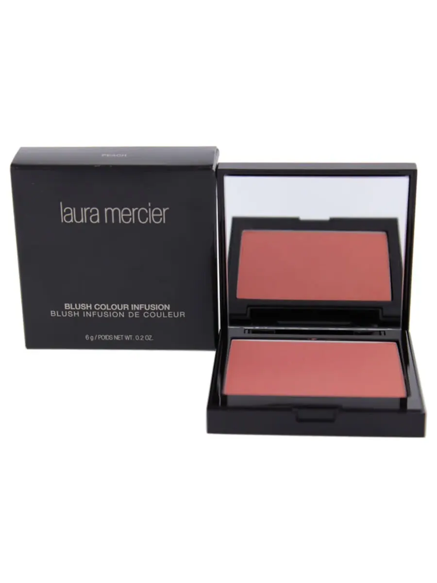 Румяна Blush Colour Infusion - Peach от Laura Mercier для женщин - 0,2 унции, персиковый