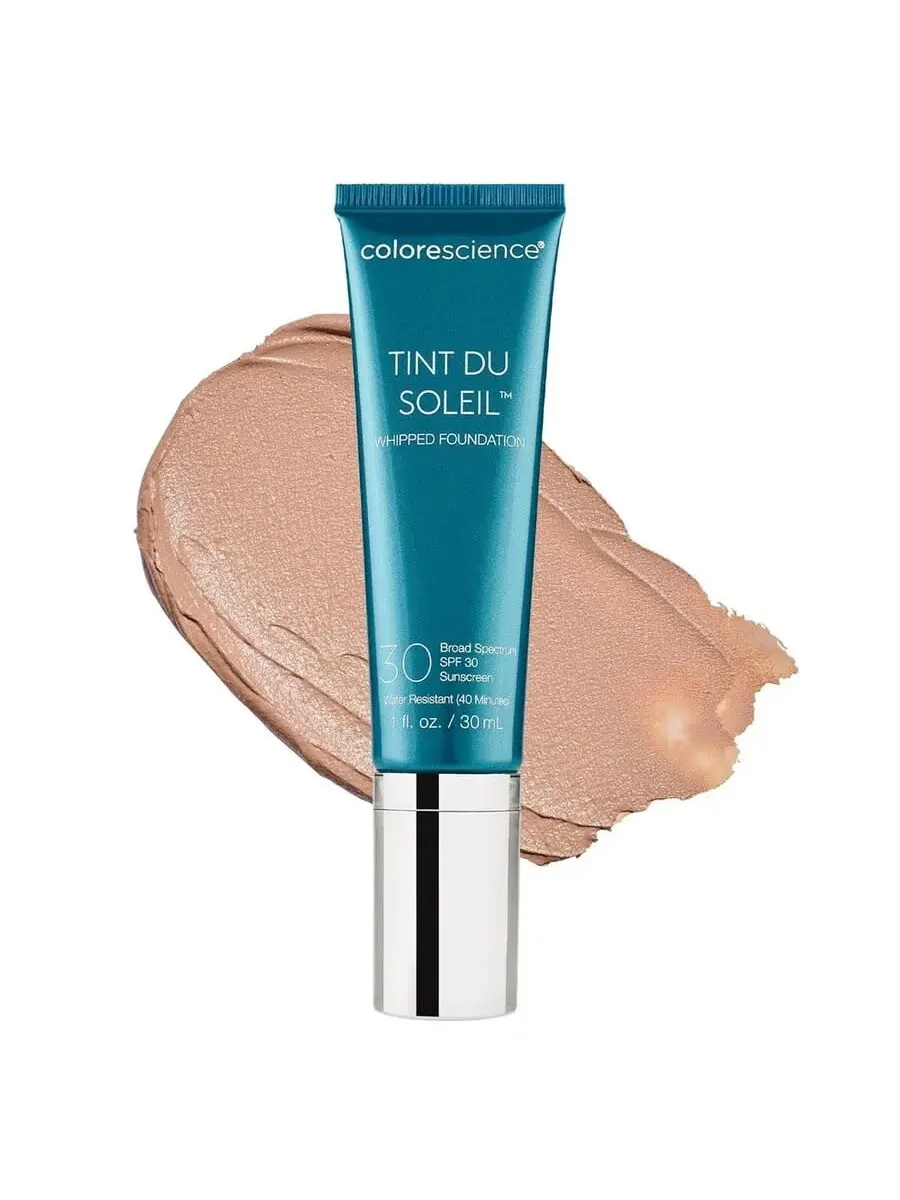 Colorescience Ladies Tint Du Soleil Взбитый тональный крем SPF 30, 1 унция, оттенок Tan, макияж 813419021395