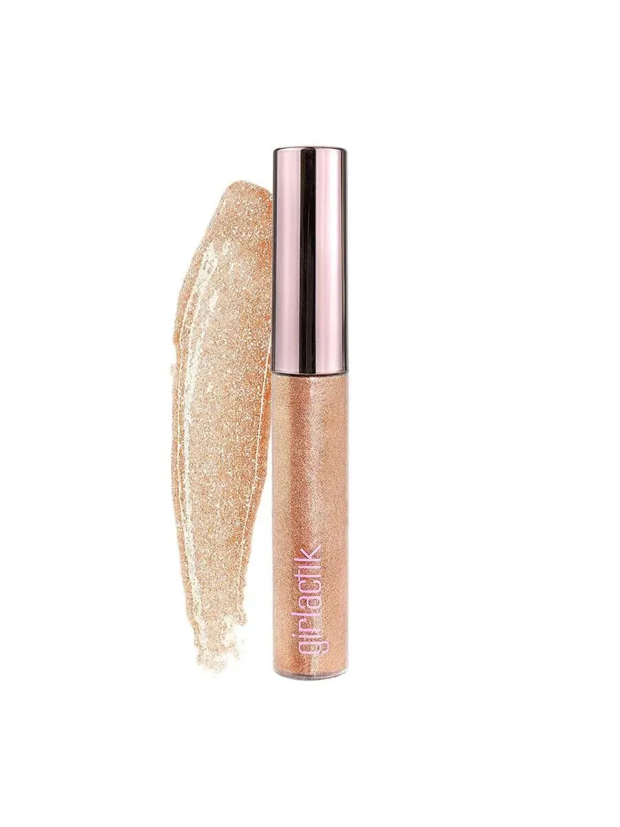Блеск для губ Girlactik Ladies Lip Pearls Glosser - Glow 1 oz Clear/Bronze Sparkle Makeup 693667032035 — золотистый