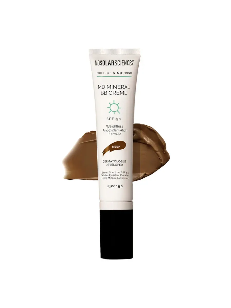 Крем для лица SPF50 MD SOLAR SCIENCES Леди MD Минеральный BB Уход за темной кожей