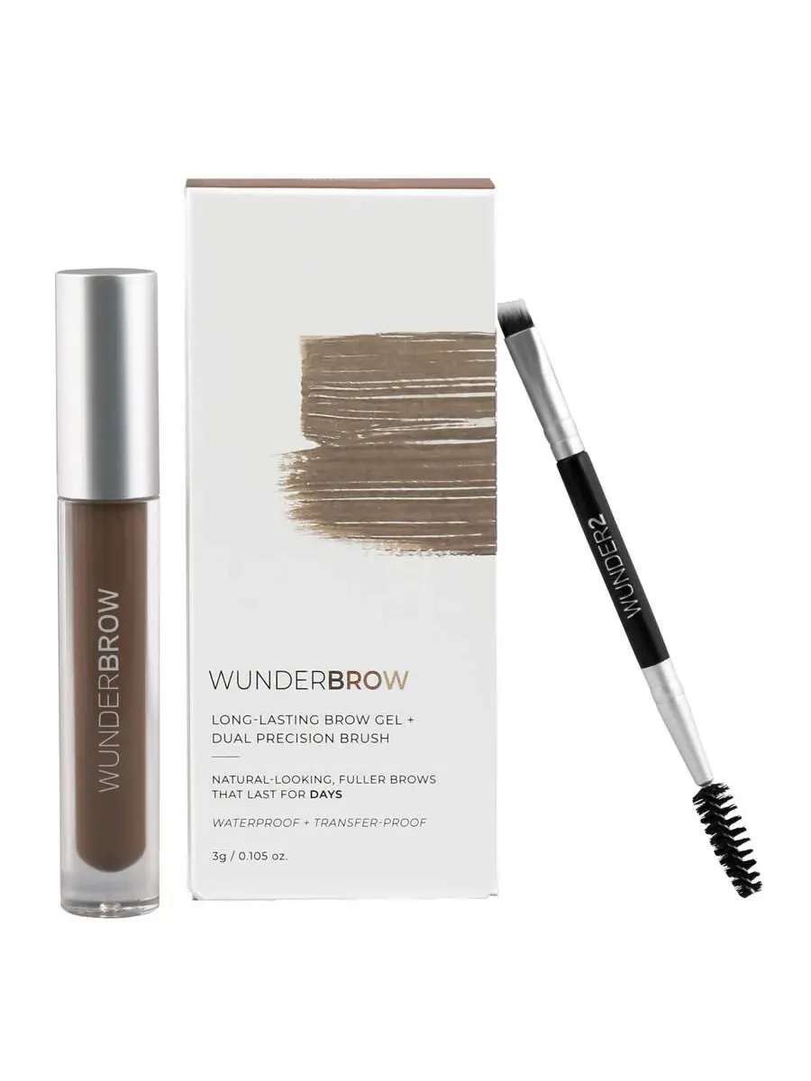 Wunderbrow Ladies Гель для бровей Wunderbrow 0,105 унции Брюнетка Макияж 640206221665