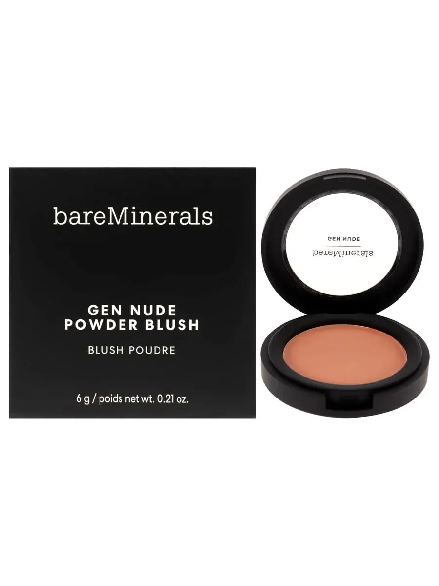 Пудровые румяна для женщин Bareminerals Gen Nude 0 — розовый