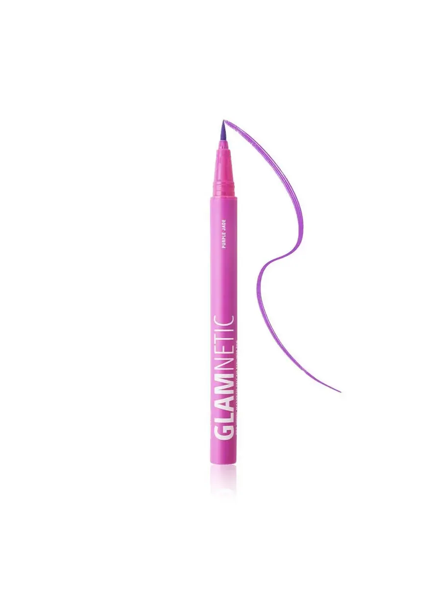 Glamnetic Ladies Soo Vivid! Цветной магнитный фетровый подводка для глаз 1 унция Фиолетовый нефрит — фиолетовый