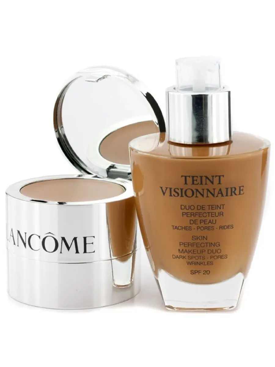 Подарочный набор Lancome Ladies Teint Visionnaire Makeup Duo SPF 20 Beige Cannelle #06 — бежевый