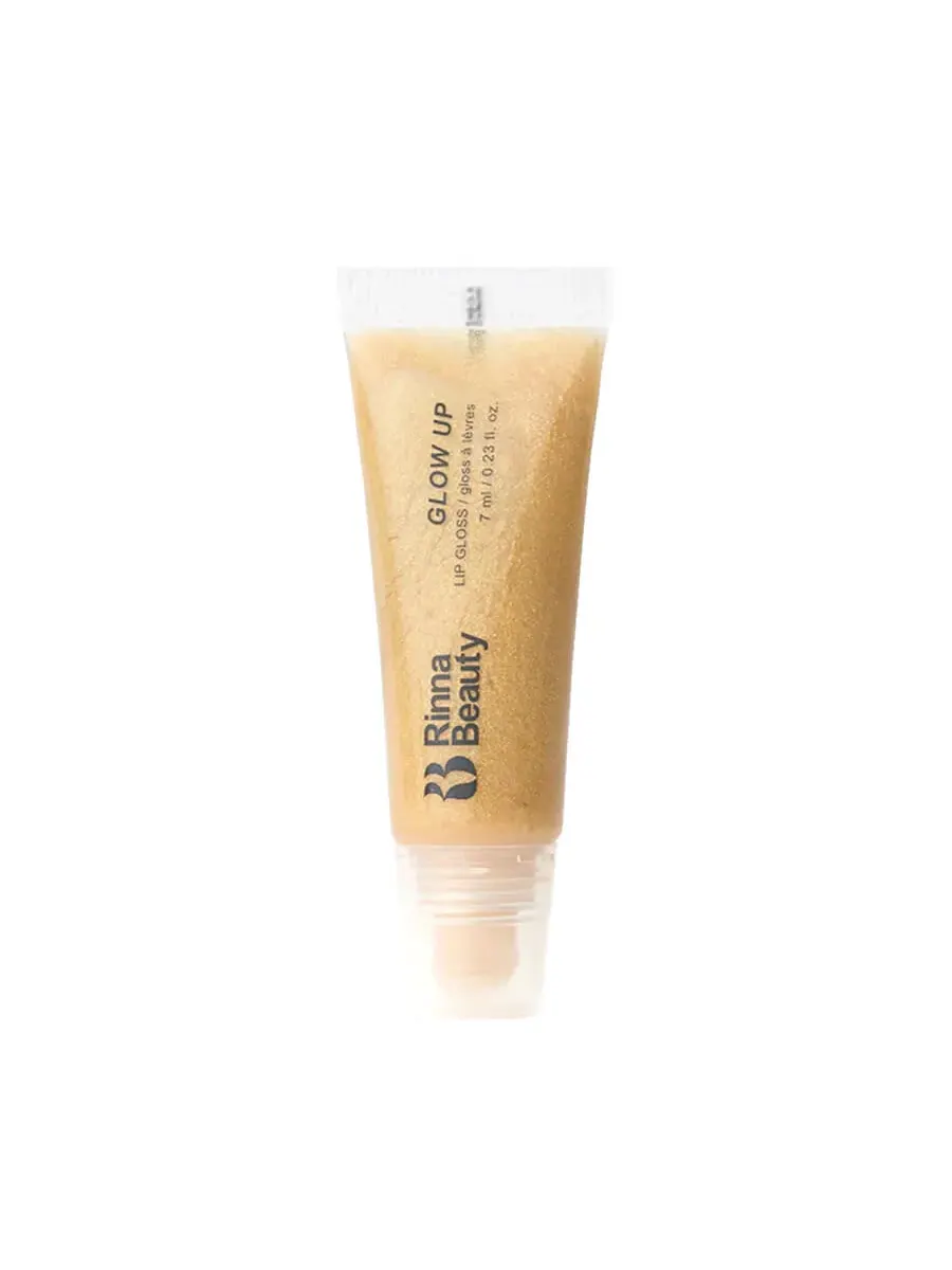 Помада для губ Rinna Beauty Ladies Gloss & Go Lip Gloss Glow Up Makeup 850027404349 — золотистый
