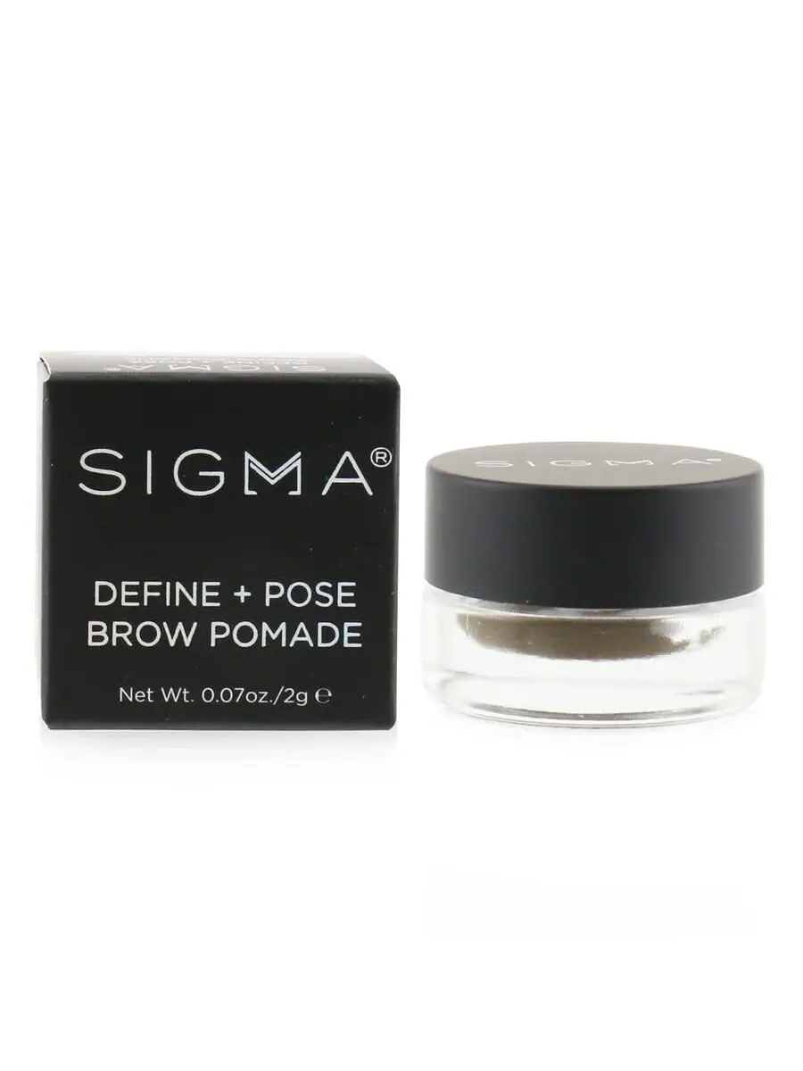 SIGMA Beauty Помада для бровей Ladies Define + Pose 0,07 унции Темный Макияж 819430019830 — черный