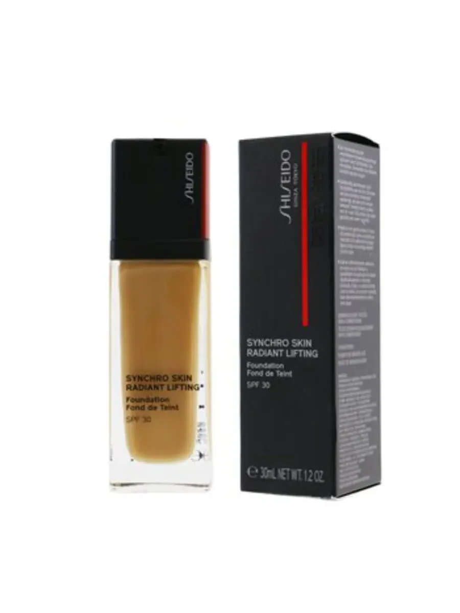 Тональный крем Shiseido Ladies Synchro Skin Radiant Lifting SPF 30 1,2 унции № 410 Sunstone Макияж — изображение 2 из 3