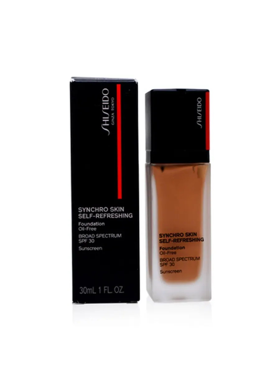 Shiseido / Synchro Skin Self-refreshing Foundation (440) Amber 1.0 унция (30 мл) — оранжевый