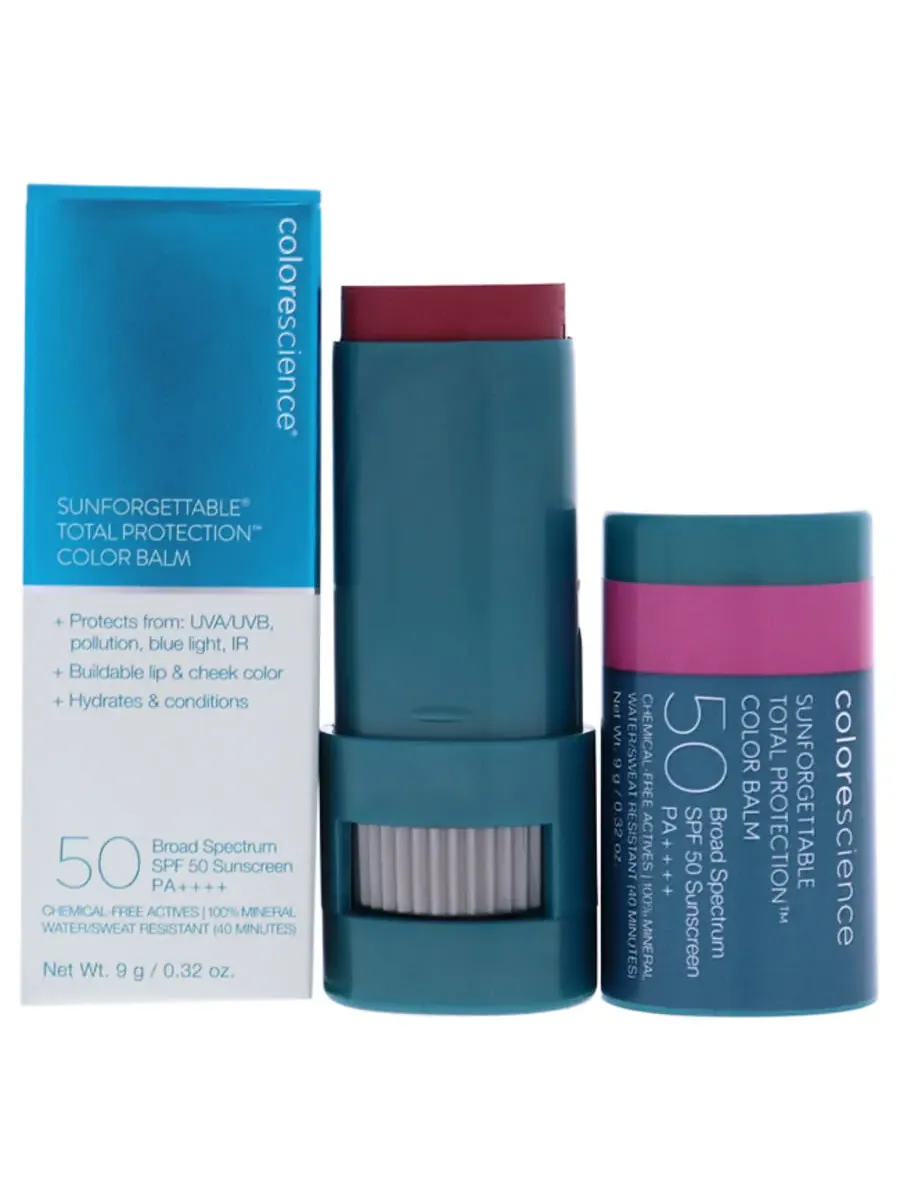 Бальзам для губ Sunforgettable Total Protection Color Balm SPF 50 - Berry от Colorescience для