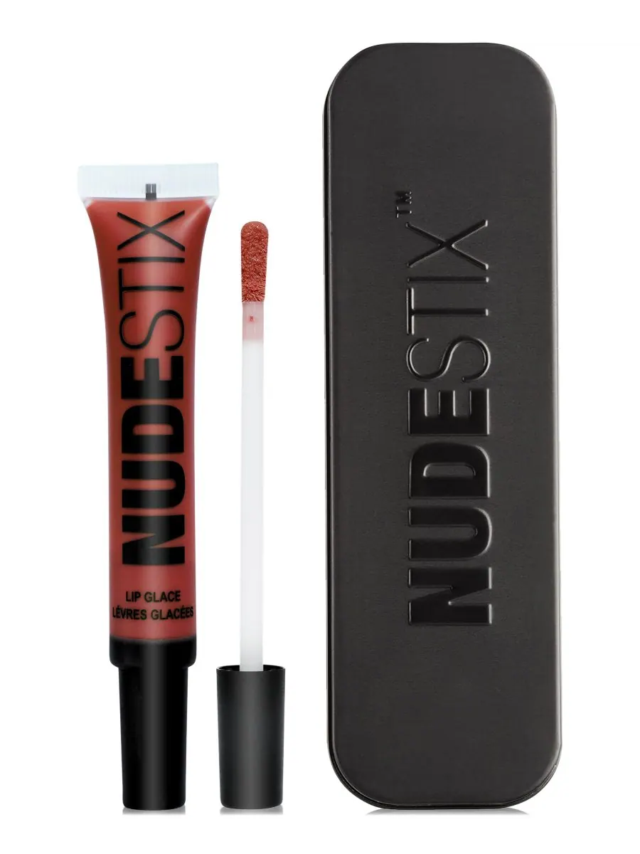 Блеск для губ телесного цвета, увеличивающий объем NUDESTIX, цвет nude 08 — бежевый