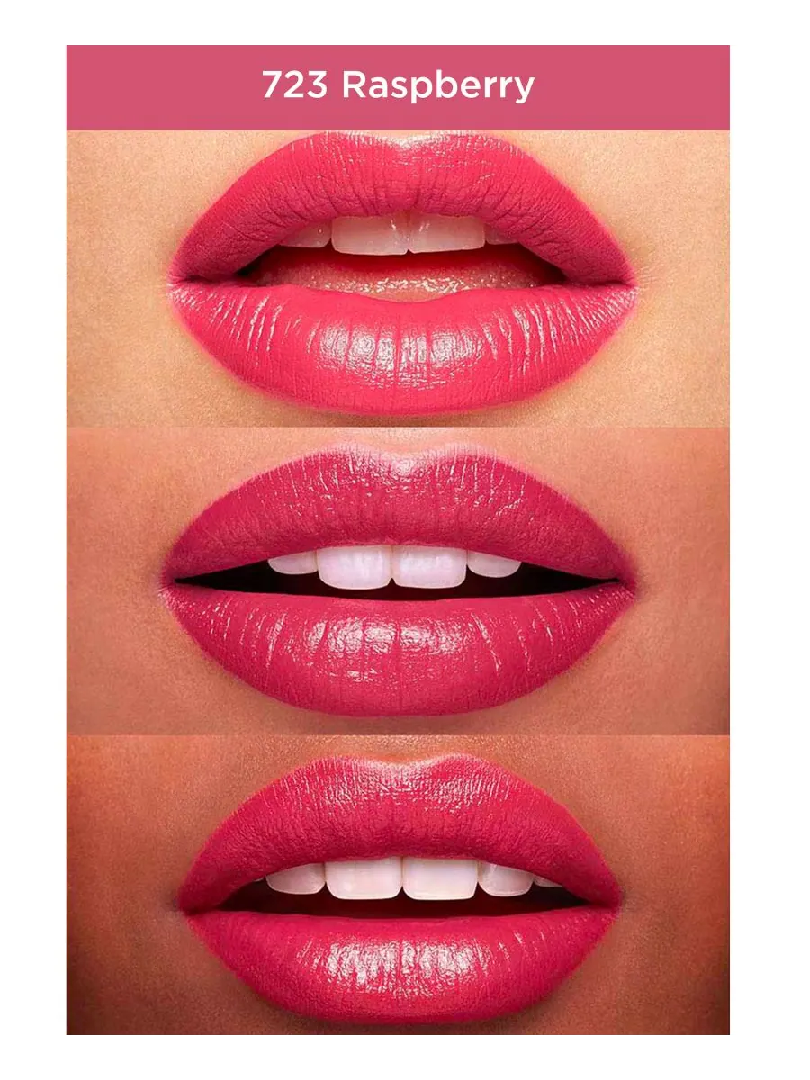 Помада Joli Rouge Satin Clarins, цвет 723 raspberry — изображение 2 из 10