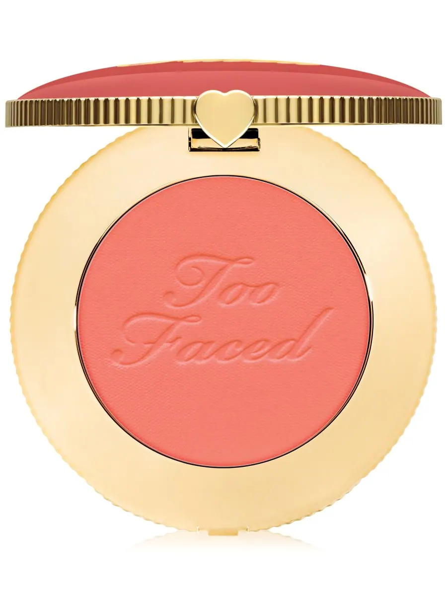 Облачный румянец, размытый эффект Too Faced, цвет tequila sunset - peach