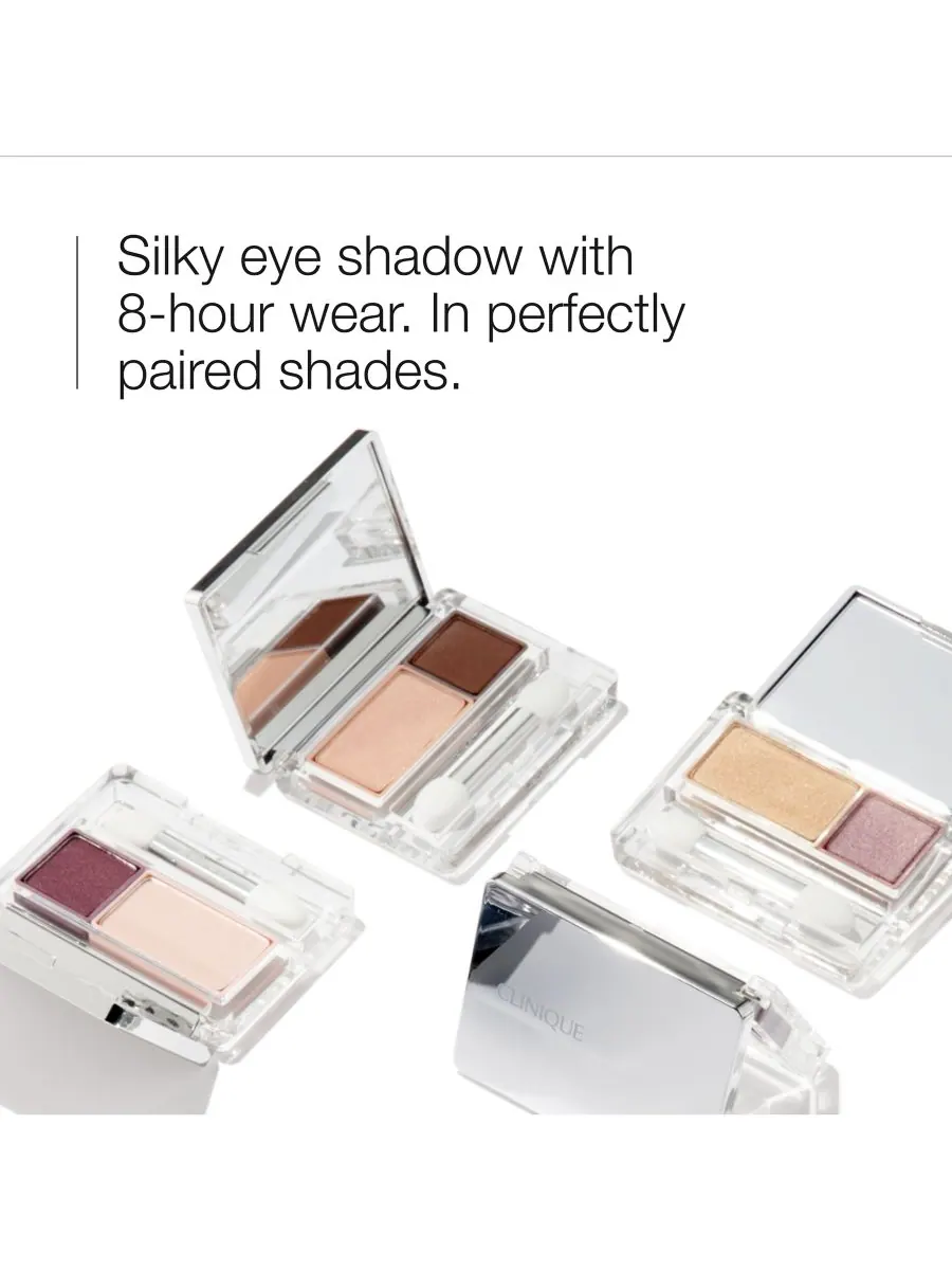 Набор двухцветных теней для век All About Shadow, 0,05 унции Clinique, цвет beach plum — изображение 3 из 8