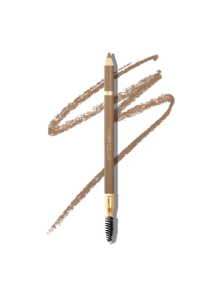 Карандаш для бровей Bravo Brows Soft Pencil + кисть Laura Geller Beauty — бежевый