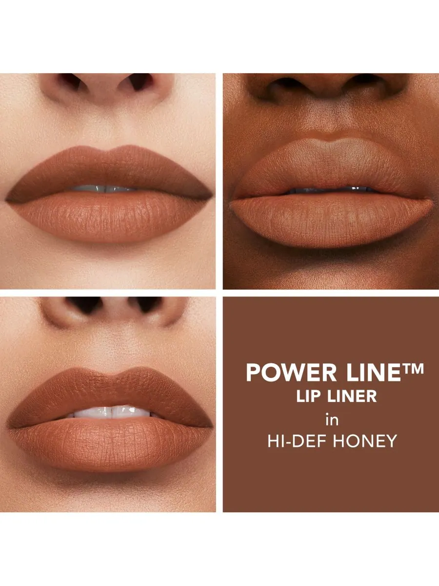 Карандаш для губ Power Line Plumping Lip Line, 0,01 унции Buxom Cosmetics, цвет hi-def honey — изображение 3 из 6