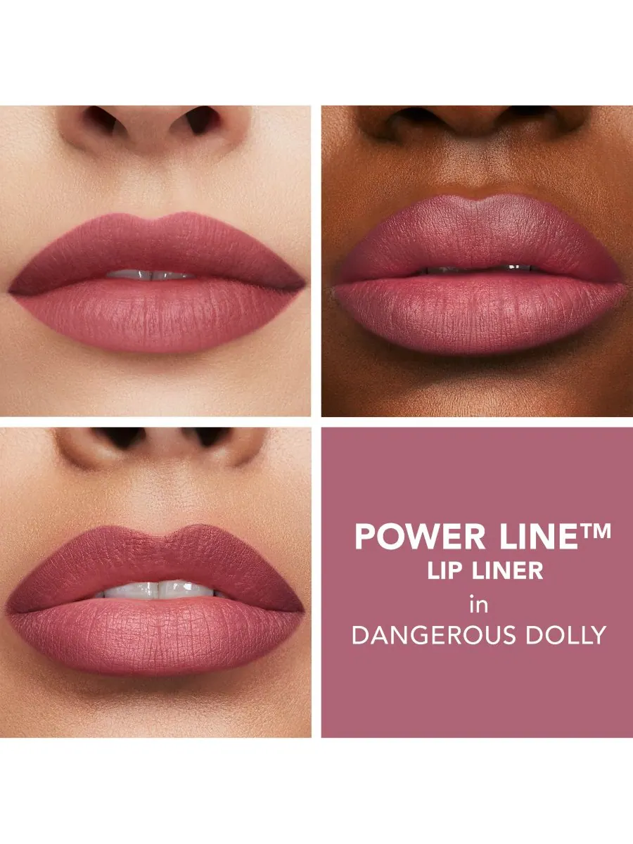 Карандаш для губ Power Line Plumping Lip Line, 0,01 унции Buxom Cosmetics, цвет dangerous dolly — изображение 3 из 6