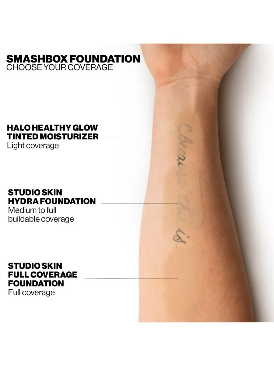 Увлажняющий тонирующий крем Halo Healthy Glow с широким спектром защиты SPF 25 Smashbox — изображение 8 из 10