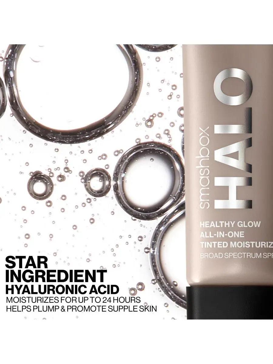 Увлажняющий тонирующий крем Halo Healthy Glow с широким спектром защиты SPF 25 Smashbox — изображение 6 из 10