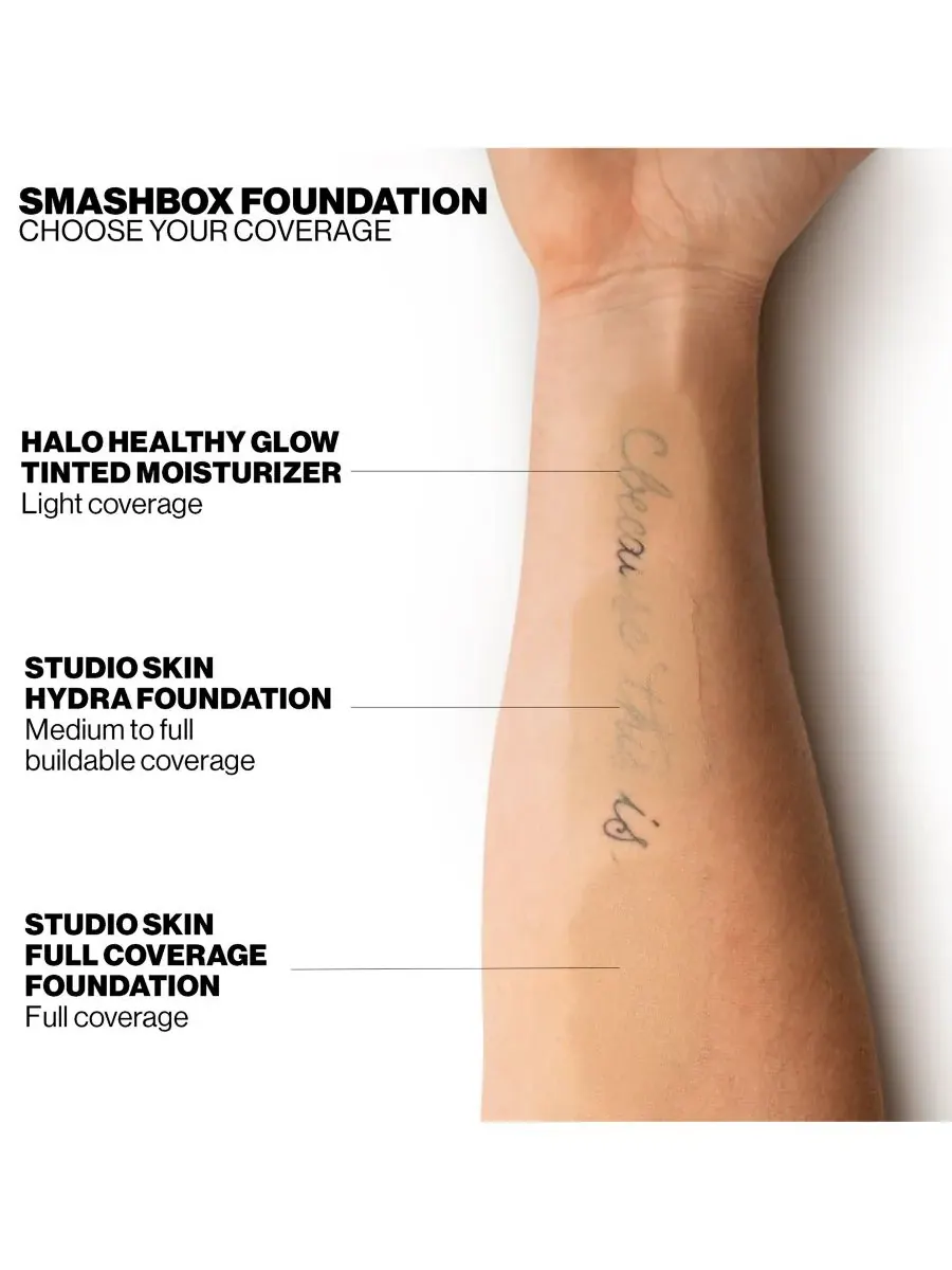Увлажняющий тонирующий крем Halo Healthy Glow с широким спектром защиты SPF 25 Smashbox — изображение 8 из 10